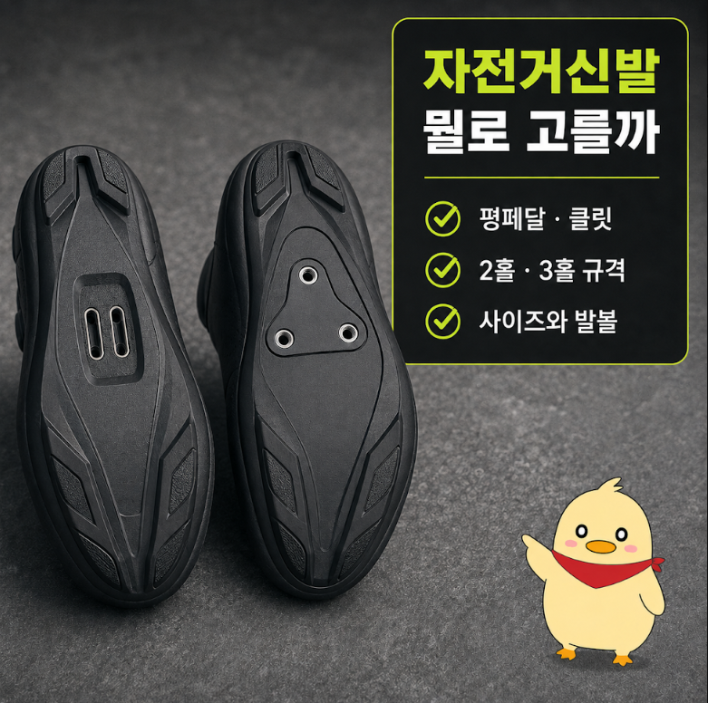 자전거신발, 클릿부터 사이즈까지 고르는 기준