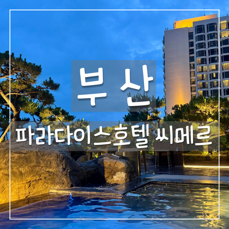 부산 파라다이스 호텔 수영장 & 씨메르, 플레이랩 이용후기