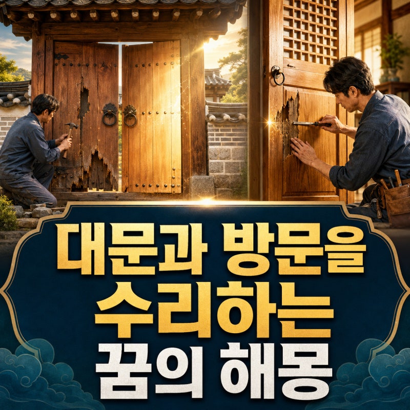 대문과 방문을 수리하는 꿈의 해몽