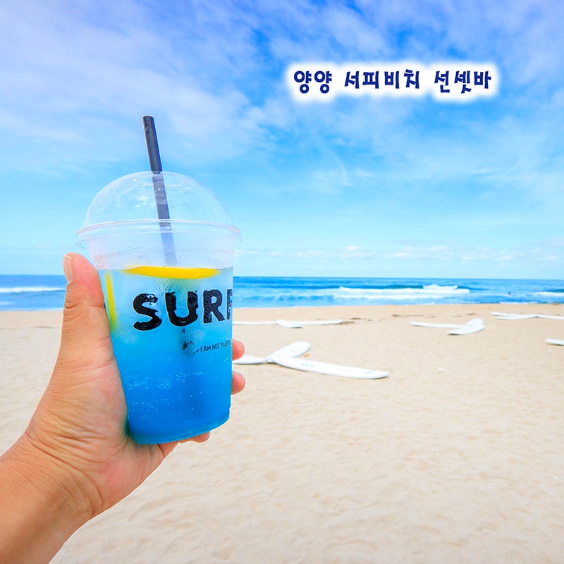 양양 서피비치 해변 선셋바 강원도 양양 서핑