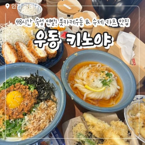 영종도 맛집 우동키노야 영종하늘도시점 수제우동 돈카츠 후기