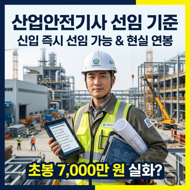 산업안전기사 개정 후 안전관리자 선임 기준과 현실 연봉 총정리