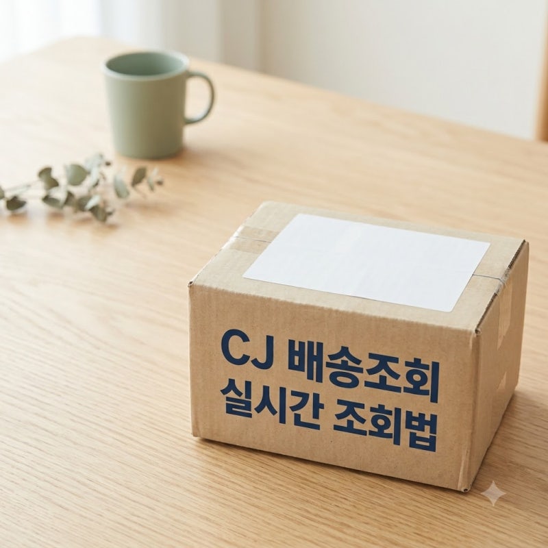 cj 배송조회 실시간 확인 및 운송장 번호 없이 찾는 법