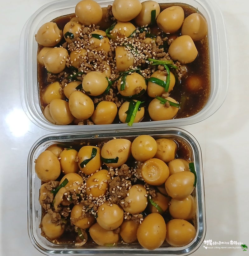 반찬만들기 소고기다짐육 장조림 만들기