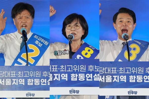 <b>임미애</b> <b>김영호</b> 후보 <b>사퇴</b> 민주당 전당대회