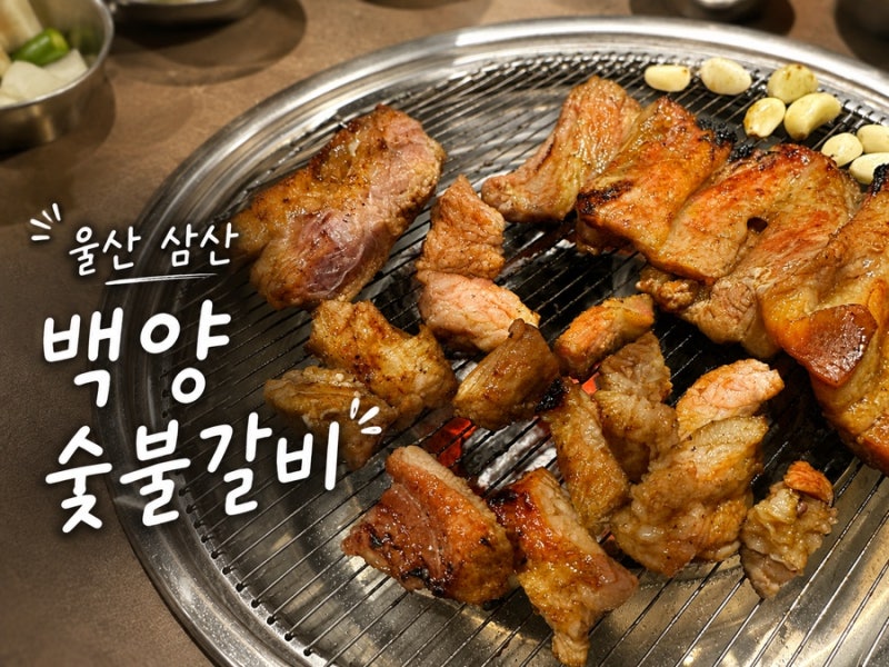 울산 삼산 백양숯불갈비, 양념갈비 먹고 온 후기