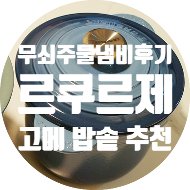 르쿠르제 고메밥솥 18 20 사이즈 비교, 직접 써본 무쇠냄비 후기