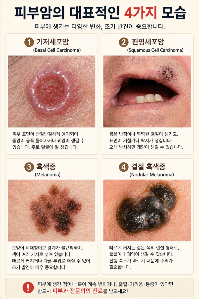흑색종(검은점), 갑자기 생긴 점, 그냥 점이 아닐 수 있습니다.