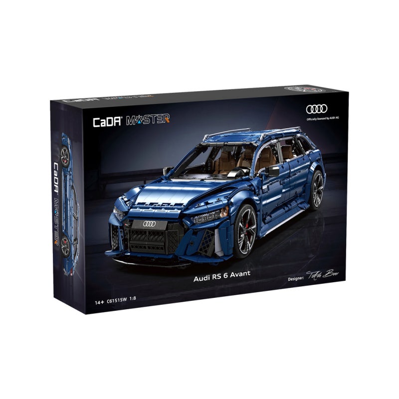 CaDA 신제품 아우디 RS6 Avant 출시! 4663피스 1:8 대형 블록카 C61515W