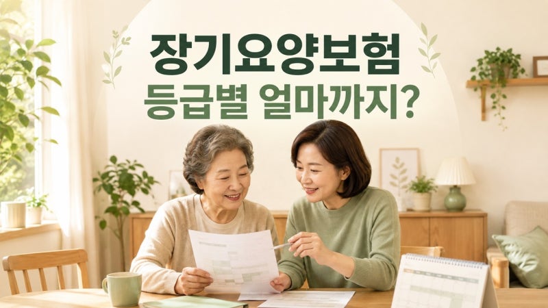 장기요양보험, 정부 지원금은 얼마일까요?｜2026년 등급별 재가급여 월 한도액