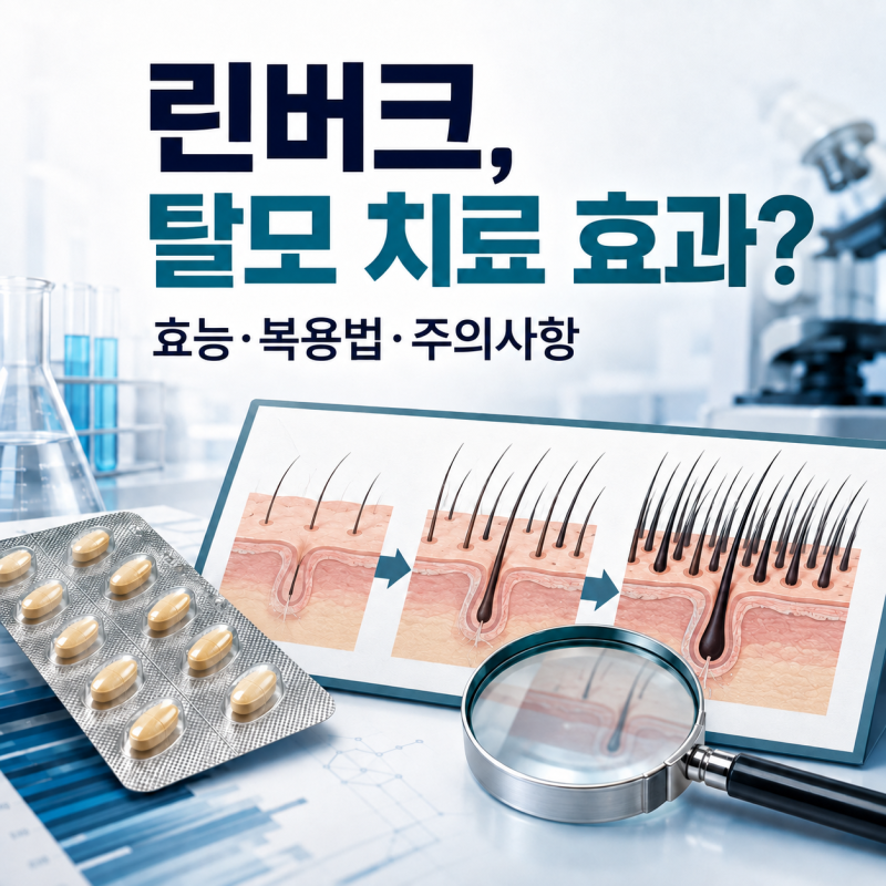 관절염약 린버크 먹었더니 머리가 났다? 원형탈모 효과·복용법·부작용 정리