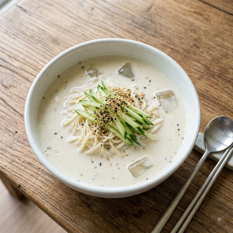 콩국수 콩물 황금비율 — 서리태 삶는 시간과 껍질 벗기기 비법