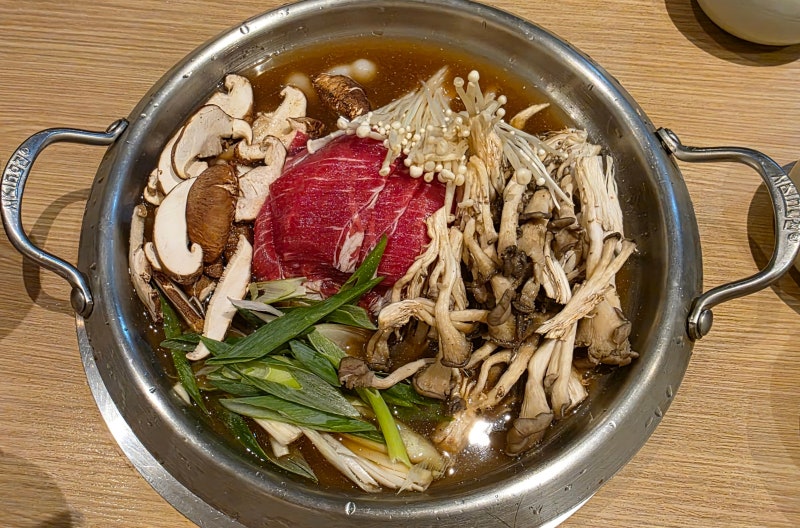 죽전 신세계백화점 맛집 한우리, 불고기전골 2인분 후기