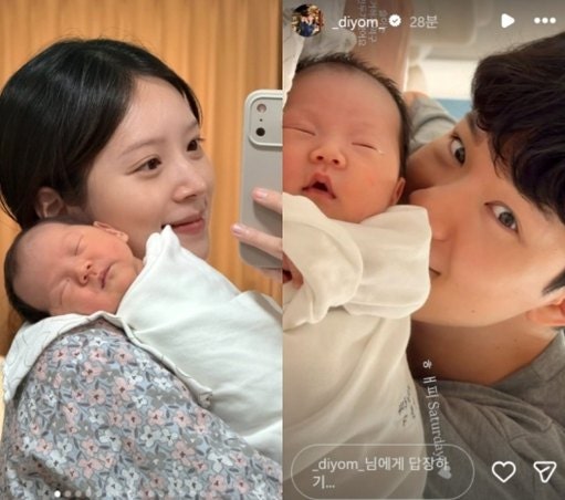 "생후 25일인데…" 김지영 외출 사진 한 장에 댓글창이 두 편으로 쪼개진 이유