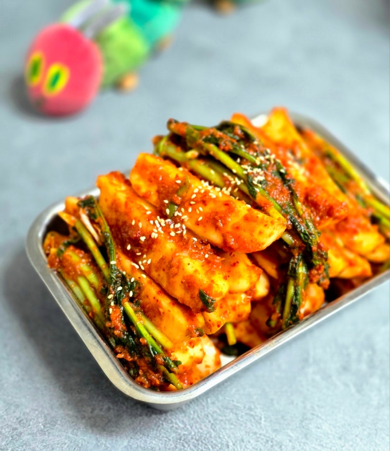 여름 알타리무김치 맛있게 담그는 법 쓴맛 없는 총각김치 양념 레시피