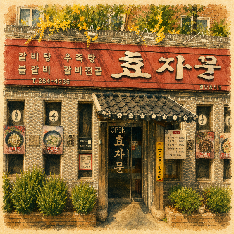 독박투어4 전주 곽범 단골 불갈비 맛집 | 효자문 메뉴, 영업시간 및 주차 정리