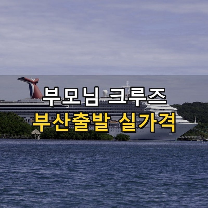 부모님 크루즈여행 부산출발 비교 2026 - 비행 0시간 208만원부터, 80세 넘으면 여행자보험이 막....
