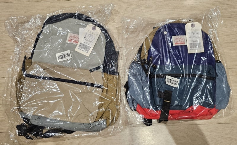 오션앤그라운드 백팩 블루 미듐(M)& 라이트 그레이 라지(L)