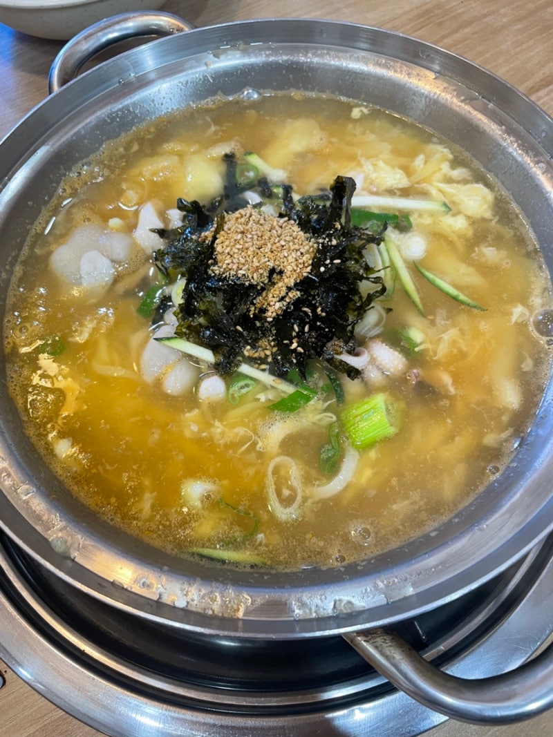 보령 줄 서서 먹는 현지인 맛집 오양손칼국수 오키칼제비 후기