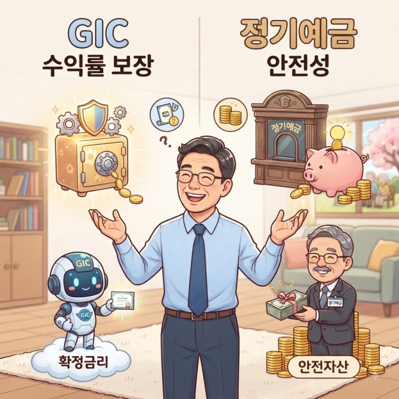 2026 : 퇴직연금 GIC vs 정기예금 차이 완벽 비교