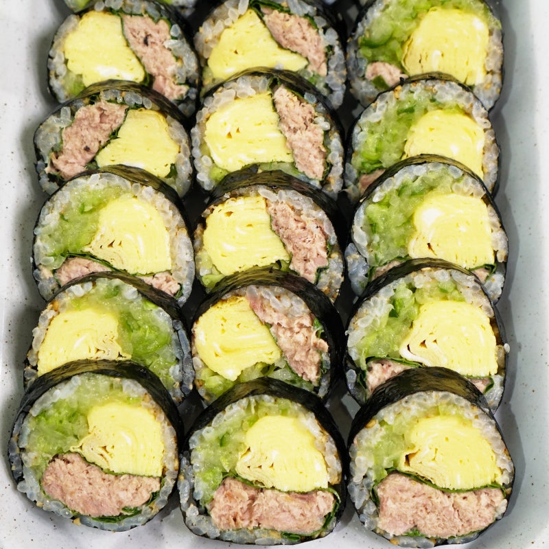 단백질 폭탄 계란말이 참치 김밥 레시피, 5kg 뺄 때 김밥은 이렇게 먹었어요!