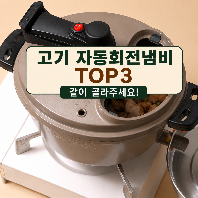 3인, 4인 가족에게 맞는 고기 자동회전 냄비는 로이첸? 램프쿡? 후기 비교