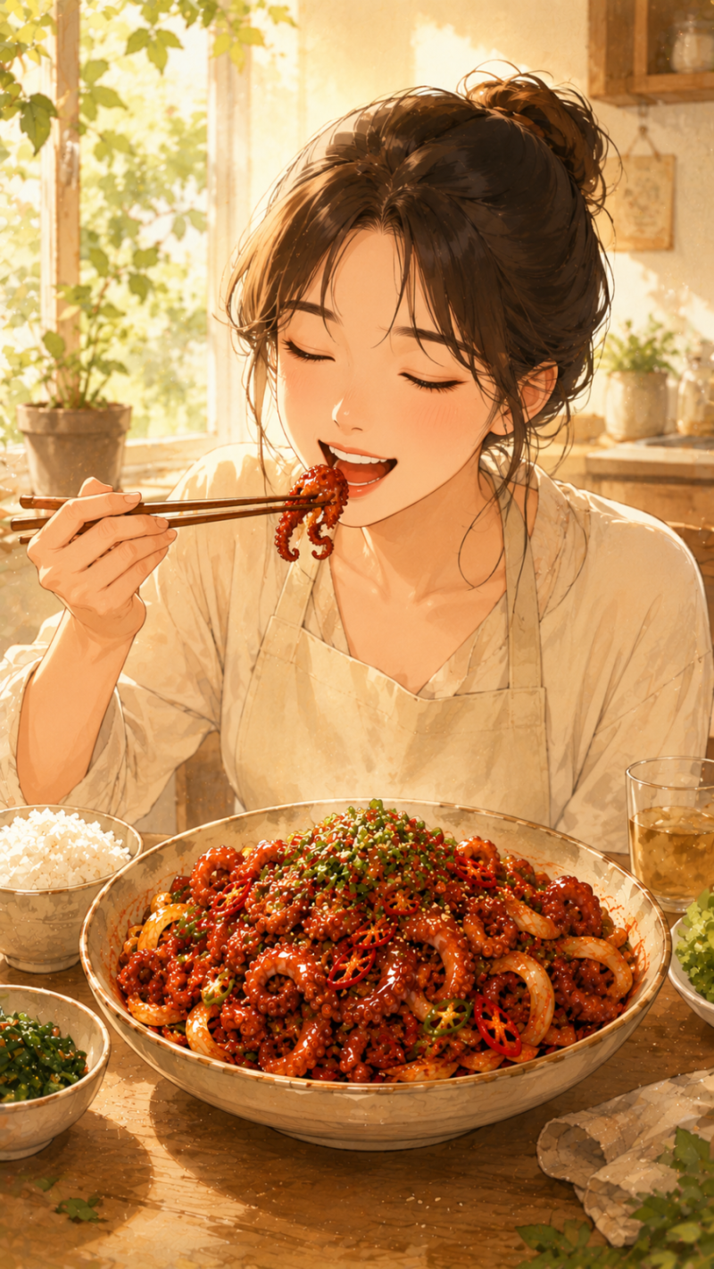 [황금레시피]매콤달콤 쭈꾸미볶음 물기없이 쉽게 만들기???