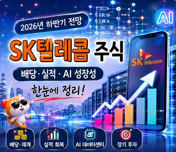 SK텔레콤 주식, 지금 다시 주목해야 할까? 실적·배당금 AI 성장성 총정리
