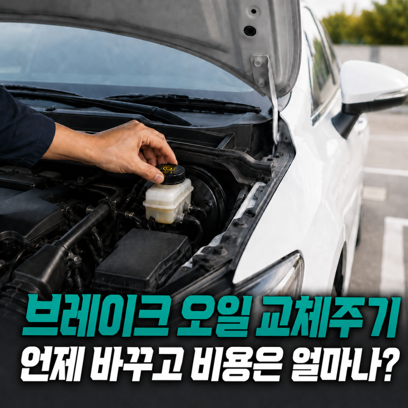 브레이크 오일 교체시기, 교체주기와 비용은 얼마나 될까?