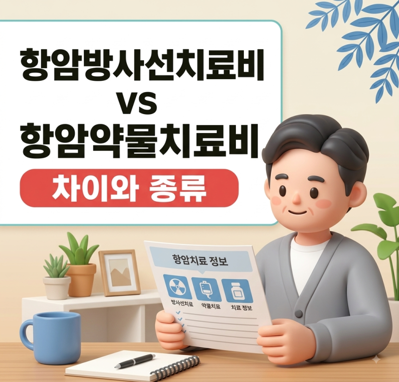 항암방사선치료와 항암약물치료 차이, 종류와 특약보장 기준