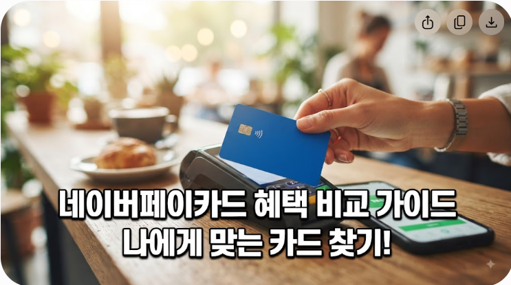 네이버페이카드 종류 및 혜택 완벽 비교 가이드