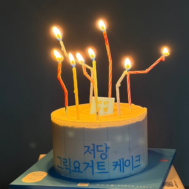 파리바게트 파란라벨 저당 그릭요거트 케이크 가격 크기 내돈내산 솔직후기