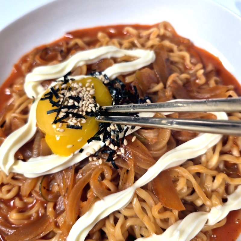 [지락실 불닭볶음면] 지구오락실 최재영 작가 불닭볶음면 레시피/ 진짜 맛있음