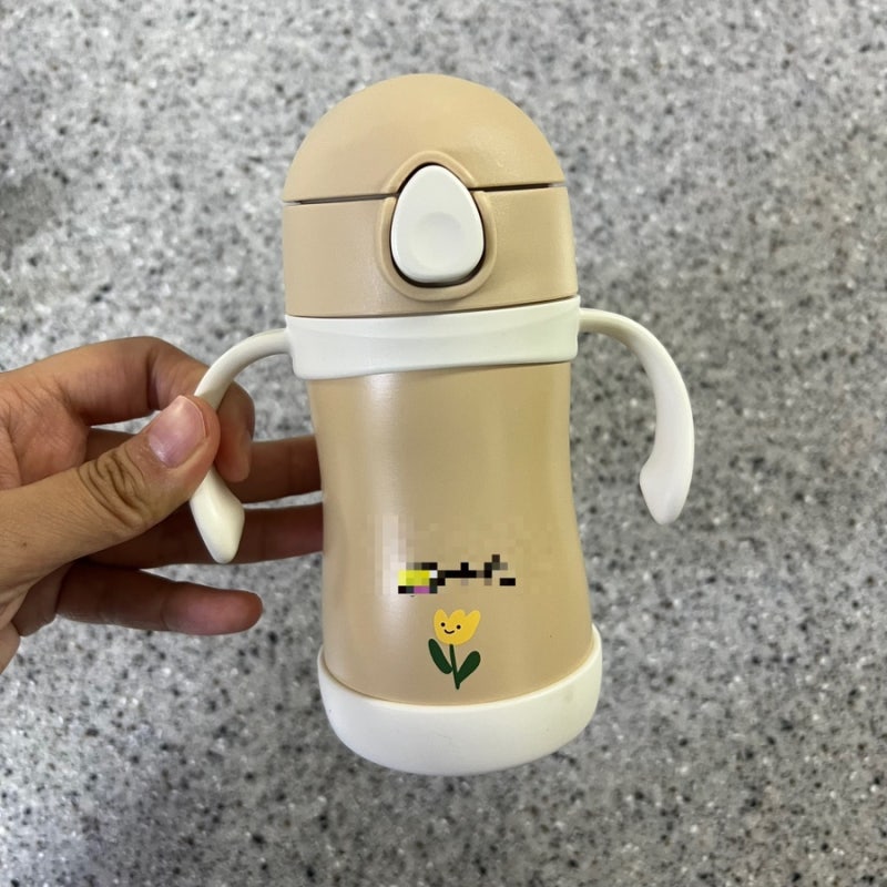 23개월 아기 빨대컵 졸업! 어린이집 물병 써모스 푸고 유아 텀블러 280ml 내돈내산