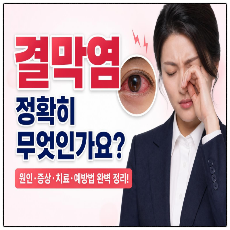 결막염으로 병원 갔다면 보험금 청구될까?