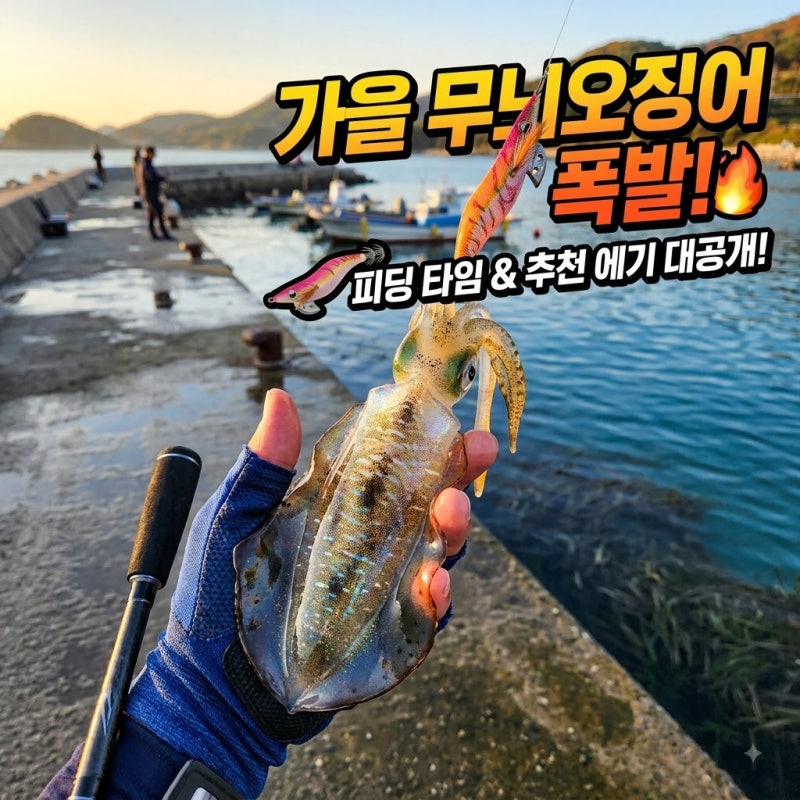 부산 기장 무늬 오징어 포인트