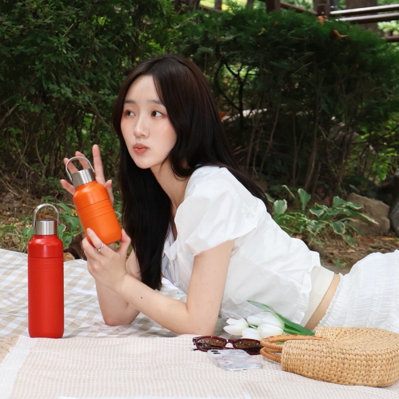 Le Creuset 르크루제 온더고 컬렉션 250ml 500ml 비교 후기｜음료 텀블러 추천, 커플아이템으로 딱!