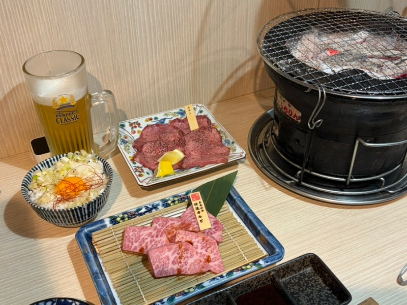 [삿포로여행 1일차]갈비살 우설 맛집 삿포로 야키니쿠 츠바메 예약방법 후기(260815)
