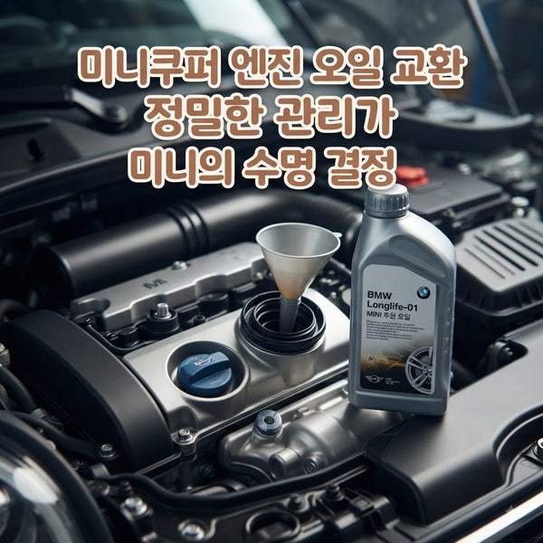 "미니쿠퍼 오일 교환, 30만 원이 정상일까?" 바가지 없이 정비받는 현실 가이드