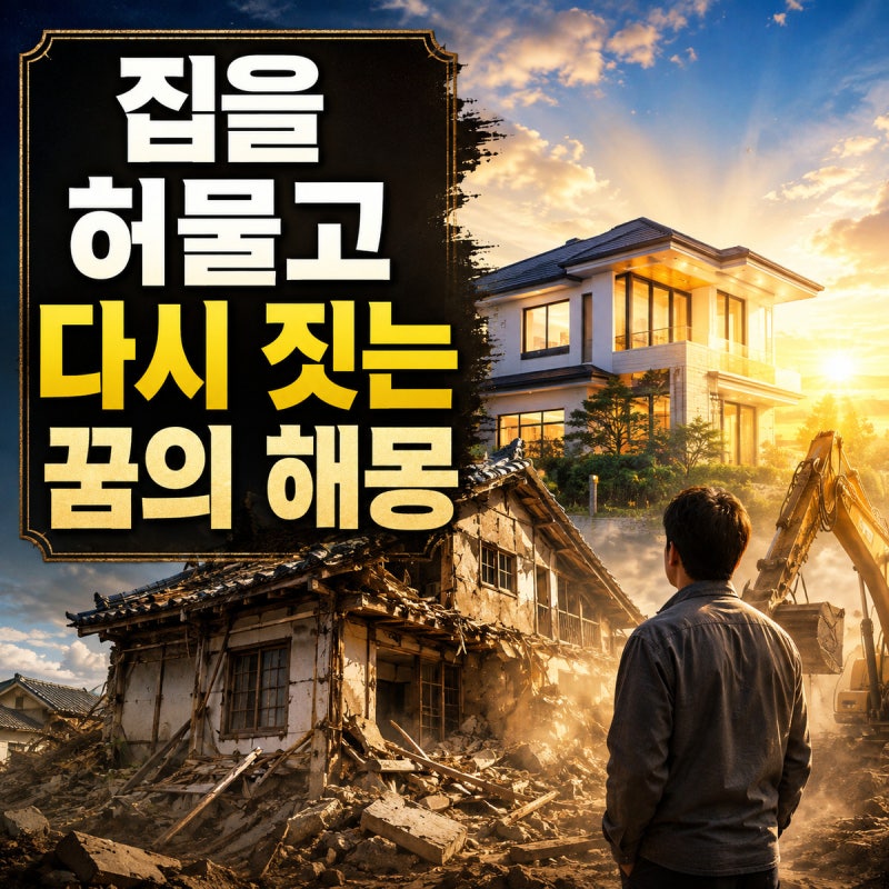 집을 허물고 다시 짓는 꿈의 해몽