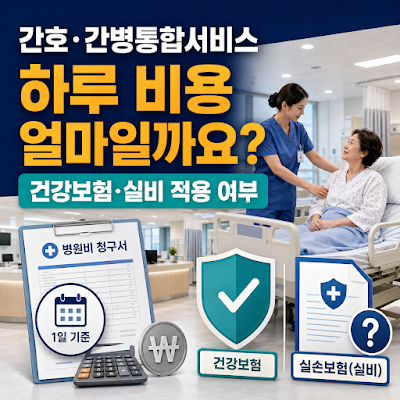대학병원 간호·간병통합서비스 입원 비용은 하루 얼마인가요?