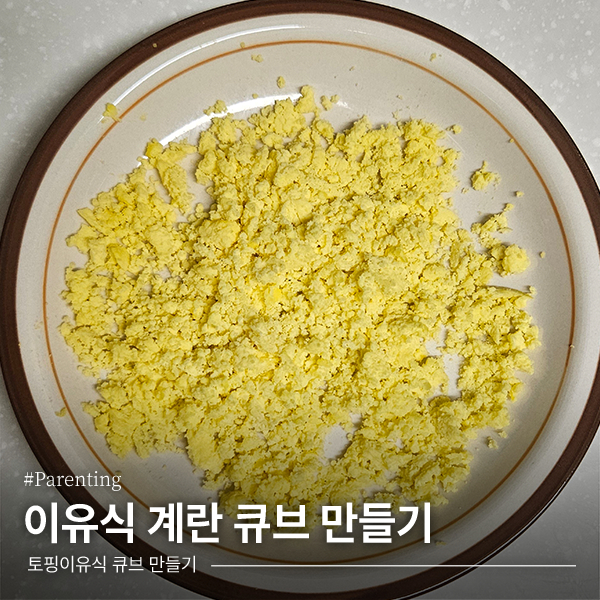 [이유식] 초기이유식 계란 큐브만들기! 흰자 노른자 알러지테스트