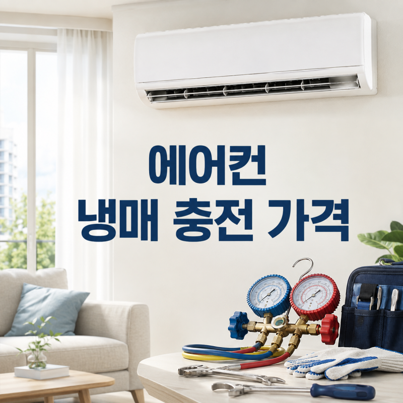 에어컨 냉매 충전 가격, 안 시원하다고 무조건 보충하면 안 됩니다