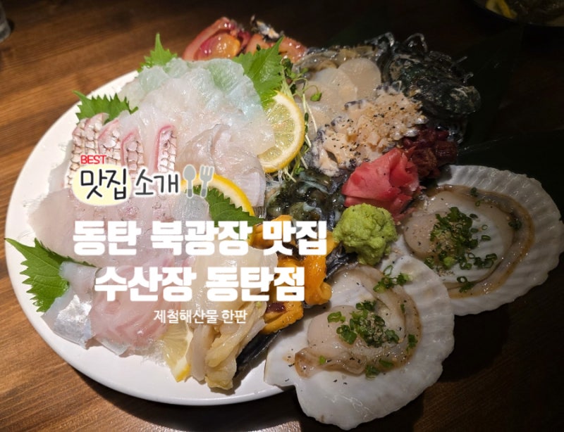 동탄 북광장 맛집 수산장 동탄점 제철해산물 숙성회 생새우회 맛집 추천