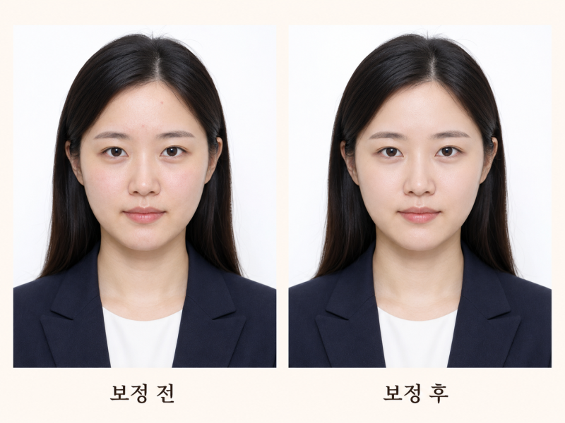 이력서 사진 보정, 어디까지 괜찮을까 (여권사진과 다른 점)