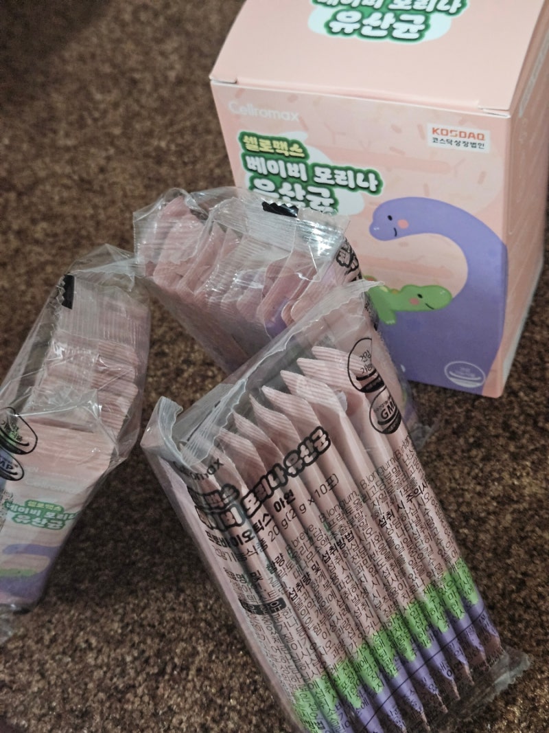 셀로맥스 베이비 모리나 유산균, 하루 1포로 챙기는 아이 장관리루틴