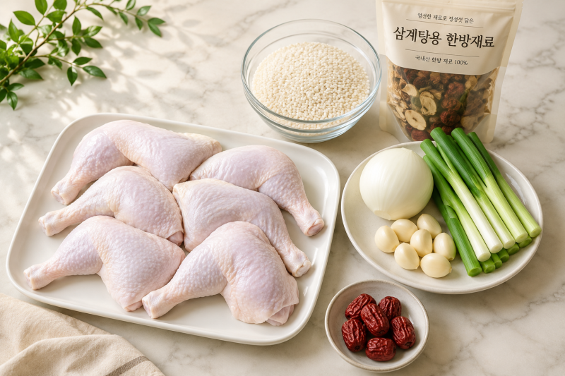 전기밥솥 삼계탕 만드는 법