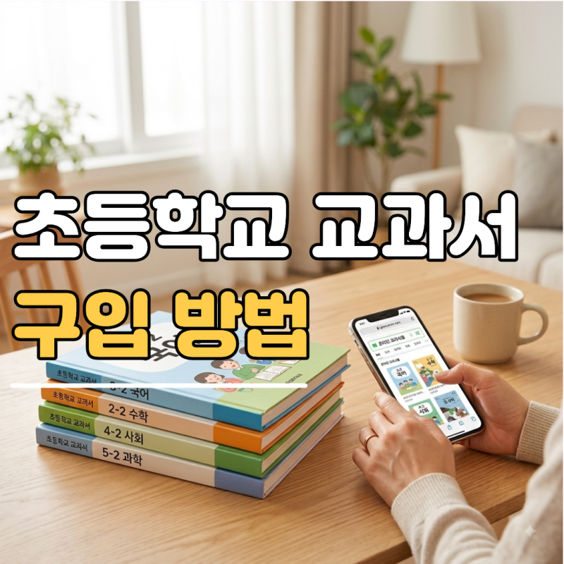 초등학교 교과서 구입 방법, 분실했을 때 과목별 구매 사이트