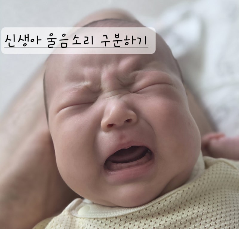 신생아 울음소리 상황별 구별하기와 대처법