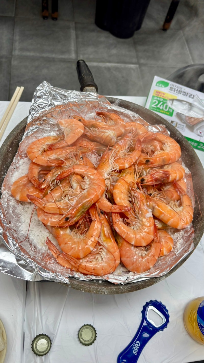 인천 현지인 추천 또간집 연안부두 초장집 새우소금구이 조개찜